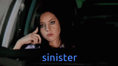 Aubrey Plaza Sinister GIF