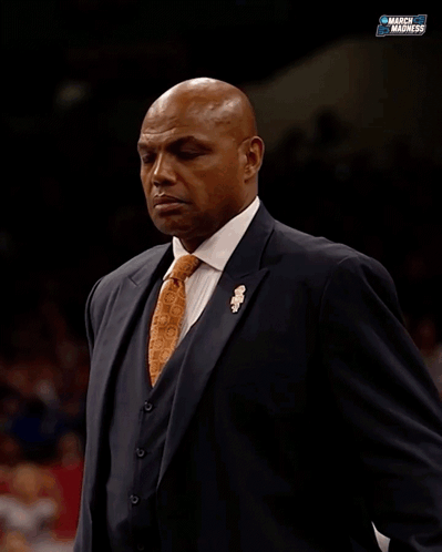 Auburn Basketball Charles Barkley GIF