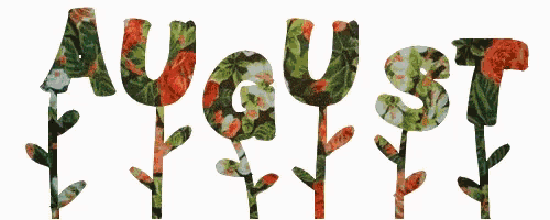 August Flowers GIF