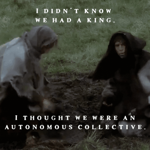Autonomous Collective King GIF. This 498 x 498 animated GIF is part of our monty python and the holy grail collection. Related themes include monty python…
