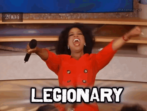 Ave Legionary Ave Legion GIF. This 498 x 379 animated GIF is part of our oprah you get a car collection. Created by CharlesAnt. View the original animation…