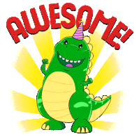 Awesome Cool Sticker
