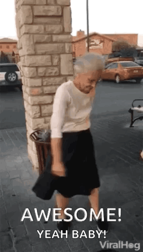 Awesome Grandma GIF. This 282 x 498 animated GIF is part of our awesome collection. Related themes include cool, dancing. Created by BUCKEYES2018. View the…