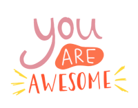 Awesome You Are Awesome Sticker