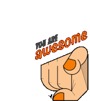 Awesome You Are Awesome Sticker