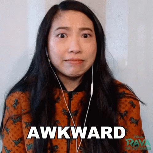 Awkward Awkwafina GIF
