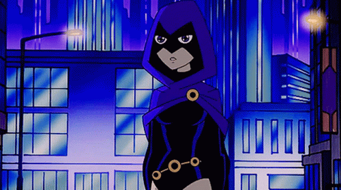 Awkward Hi Raven Titans Raven Titans Hi GIF