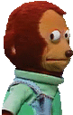 Awkward Monkey Herve Sticker