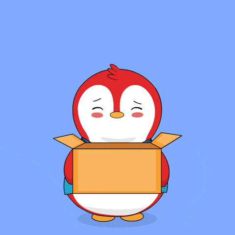 Awkward Penguin GIF