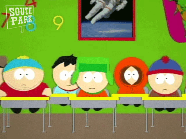 Awkward Silence Eric Cartman GIF