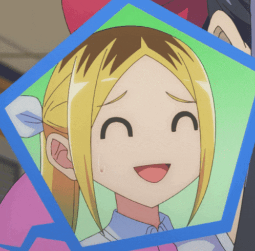 Awkward Smile Close Eyes GIF
