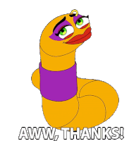 Aww Thanks Rochelle Hillhurst Sticker