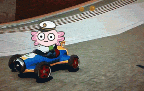 Axolittles Mario Kart GIF. This 498 x 314 animated GIF is part of our luigi death stare collection. Created by DimiFW. View the original animation, share…