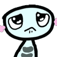 Axolotl Sad Sticker