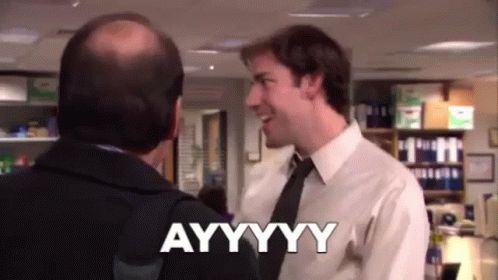 Ayyy Michael Scott GIF. This 498 x 280 animated GIF is part of our its happening the office collection. Related themes include michael scott, steve carell…