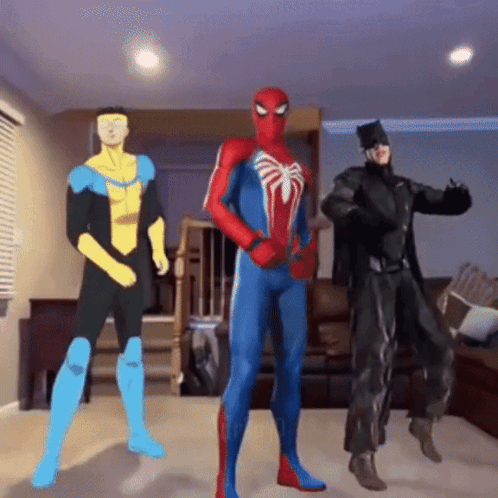 Azture Spiderman GIF. This 498 x 498 animated GIF is part of our spiderman dancing collection. Related themes include batman, dance, invincible. Created by…