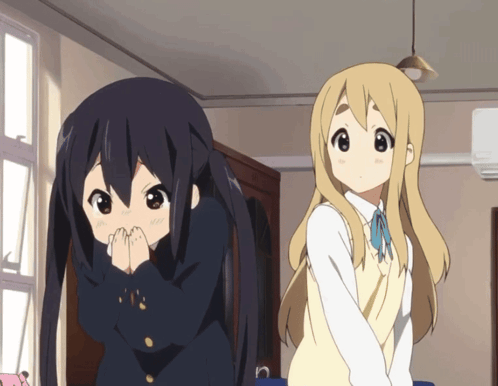 Azusa Nakano Tsumugi Kotobuki GIF. This 498 x 386 animated GIF is part of our kon mugi collection. Created by melindahi. View the original animation, share…