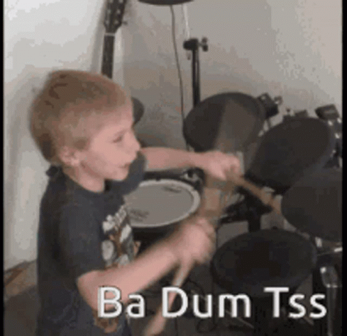 Ba Dum Tss Drums GIF