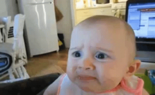 Baby Disgusted Reaction Funny GIF