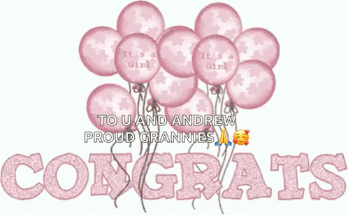 Baby Girl Congrats GIF