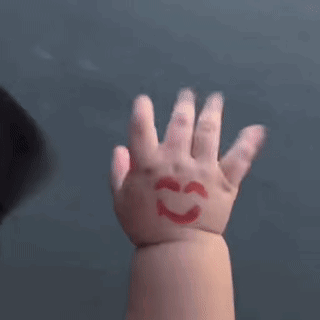 Baby Hands Cute Baby Hand GIF. This 320 x 320 animated GIF is part of our baby collection. Related themes include cute baby, heart, smile. Created by jc141…