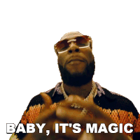Baby Its Magic Burna Boy Sticker