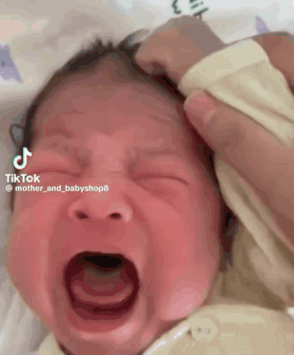 Baby Pulling Own Hair GIF