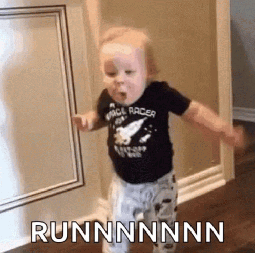 Baby Run GIF
