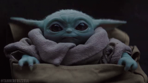 Baby Yoda Wave The Mandalorian GIF