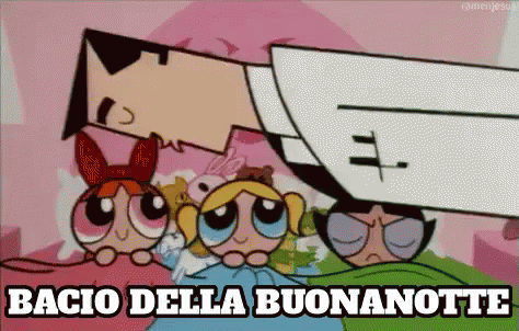 Bacio Della Buonanotte Buona Notte Dormi Bene Sogni D'Oro Dormire Sonno Amore GIF