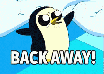 Back Away GIF