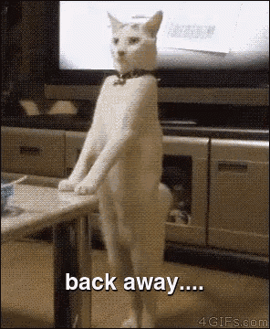 Back Away GIF