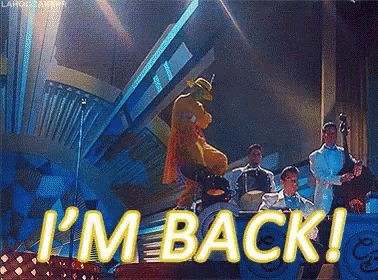 Back GIF. This 378 x 280 animated GIF is part of our im back bitches collection. View the original animation, share it, or browse related GIFs.