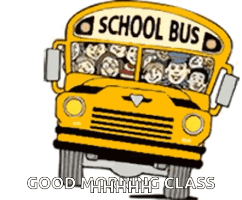 Back To School School Bus GIF