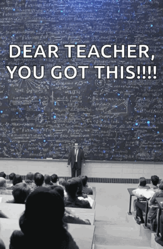 Back To School Teacher GIF
