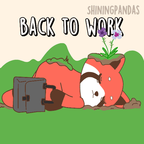 Back To Work Monday GIF
