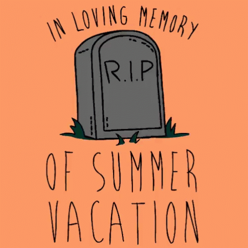 Back Toschool End Of Summer GIF