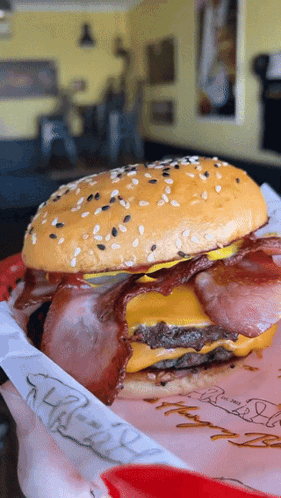 Bacon Cheeseburger Burgers GIF