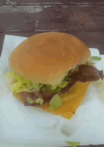 Bacon Cheeseburger Hamburger GIF