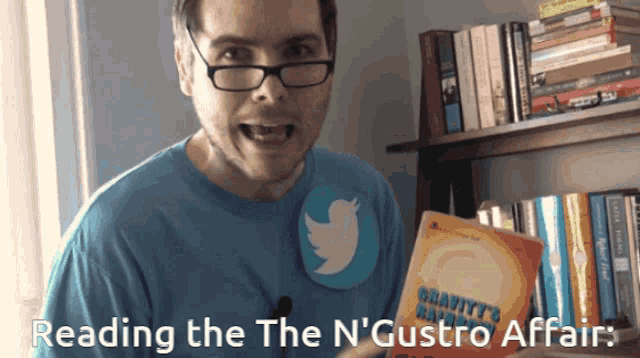 Bad Book Man Carrying Thing GIF