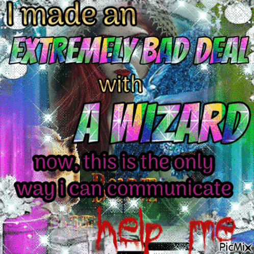 Bad Deal Wizard Blingee GIF