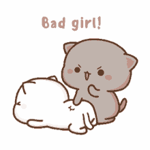 Bad Girl Spank GIF