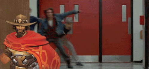 Badass Overwatch GIF. This 498 x 231 animated GIF is part of our its high noon collection. Related themes include scary. View the original animation, share…