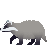 Badger Nature Sticker