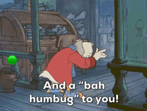 Bah Humbug Christmas GIF
