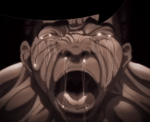 Baki Crying GIF. This 498 x 407 animated GIF is part of our crying anime boy collection. Related themes include anime, cry, crying. Created by lIlIlIlIlIl…