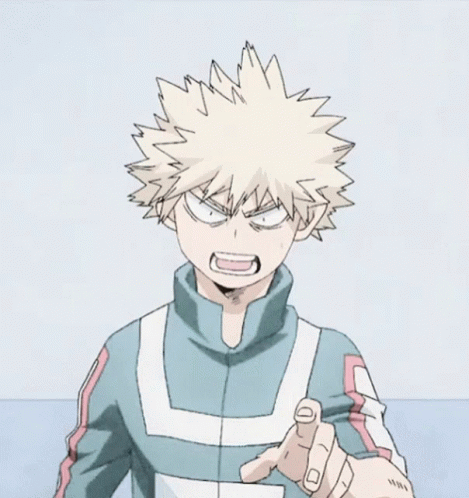 Bakugou Katsuki Confusion GIF