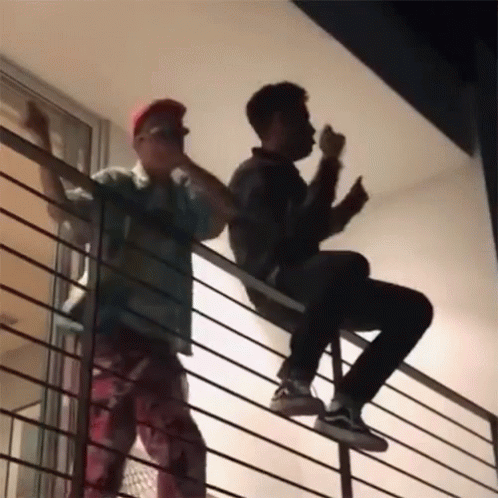Balcony Dancing GIF