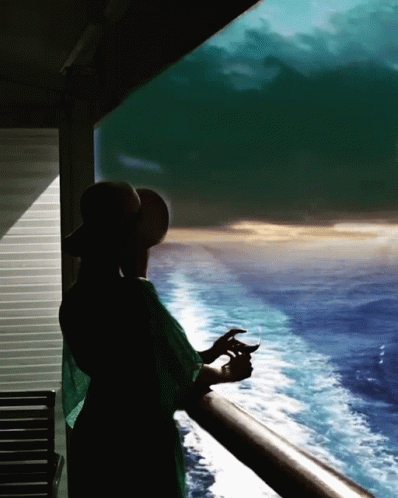 Balcony Watching GIF