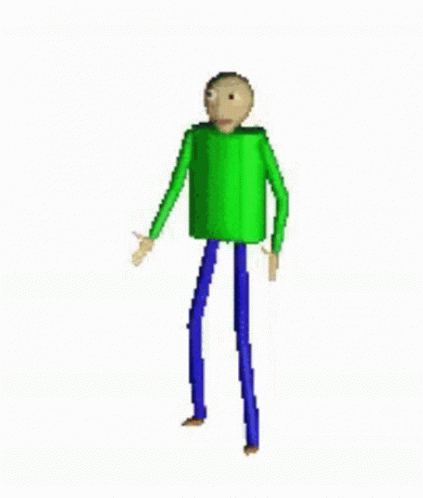 Baldi Yeet GIF